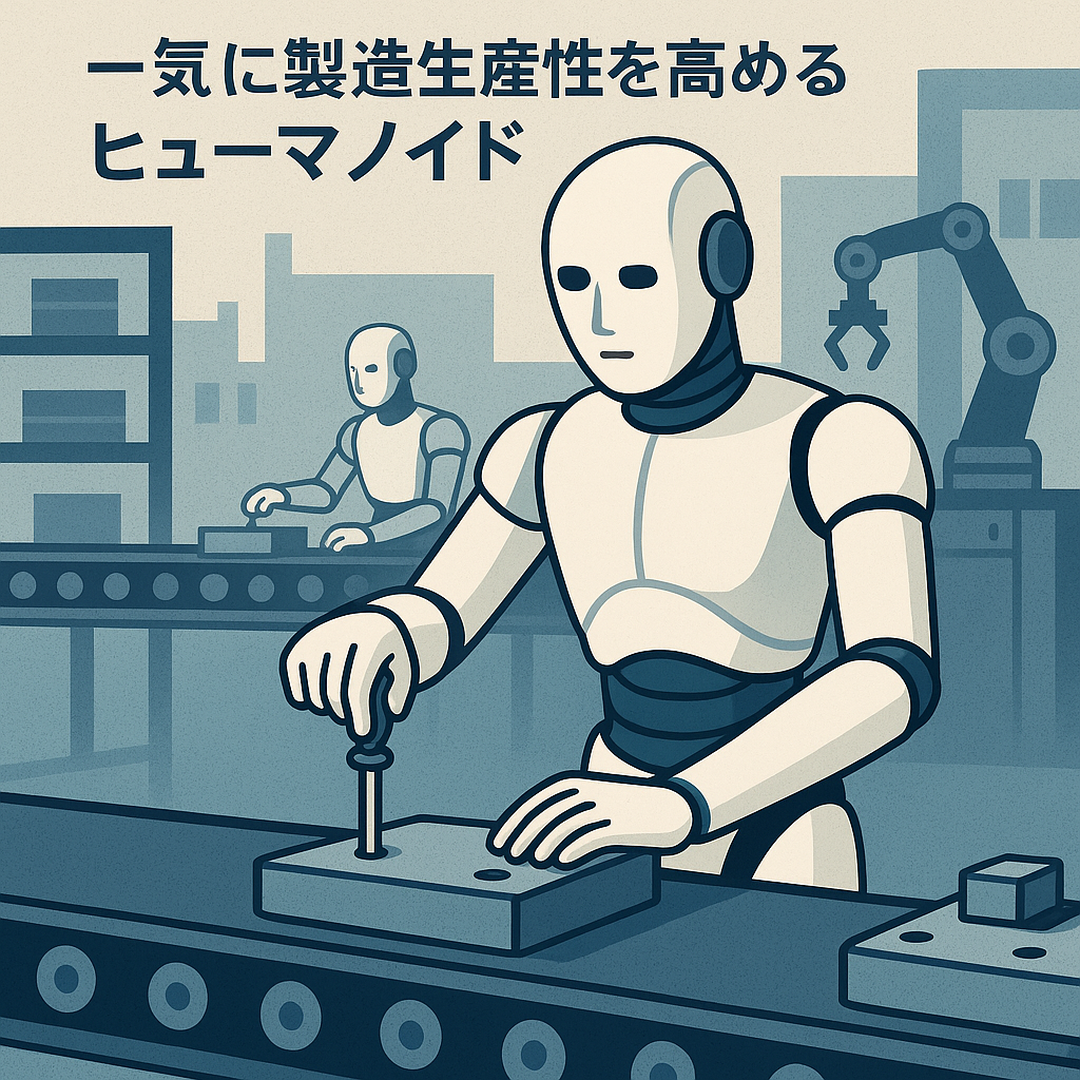 IT化経営羅針盤256 一気に製造生産性を高めるヒューマノイド