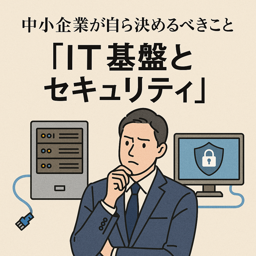 IT化経営羅針盤258 中小企業が自ら決めるべきこと　「IT基盤とセキュリティ」