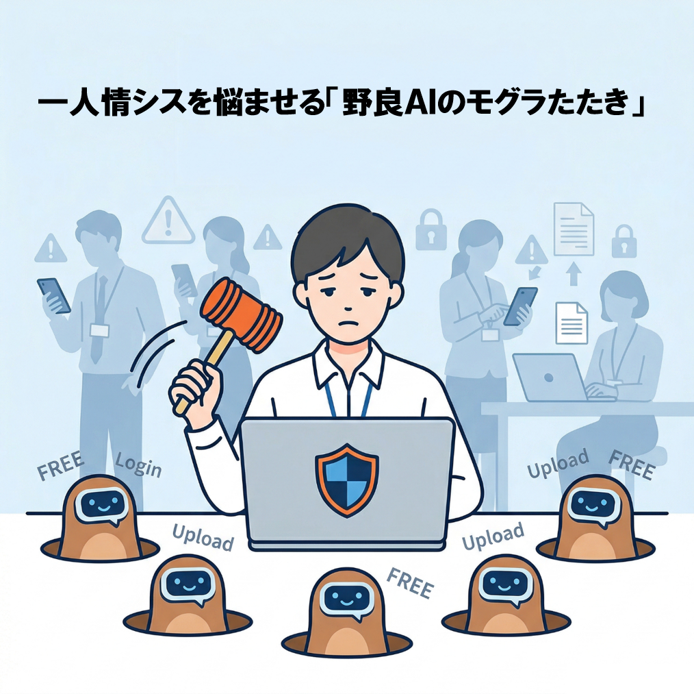 IT化経営羅針盤273 一人情シスを悩ませる「野良ＡＩのモグラたたき」